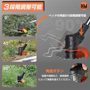 【即納 一年間保証 刈刃4種類】草刈り機 コー...の詳細画像2