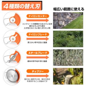 KAKA【一年保証 刈刃4種類14枚 マキタ交...の詳細画像3