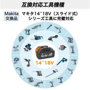 【即納 1年保証 マキタ互換バッテリー】大容量...の詳細画像4