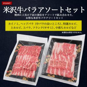 A5ランク 米沢牛 バラ肉 カルビ 焼肉用 5...の詳細画像2