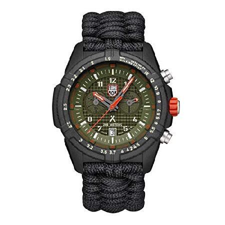 Luminox 限定版 Bear Grylls 3798 腕時計 ブラック/グリーン