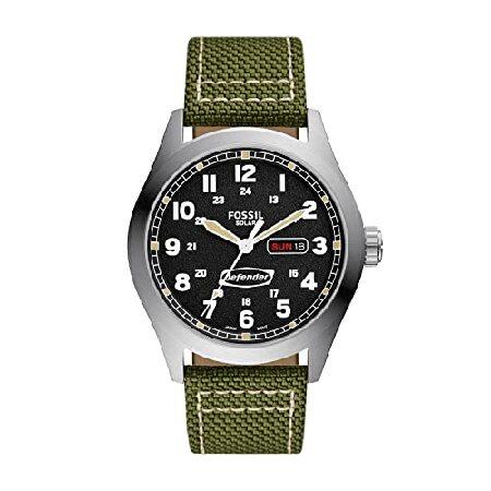 Fossil Men&apos;s Defender Solar-Powered Stainless Stee...