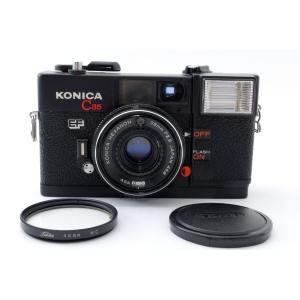 コンパクトフィルムカメラ コニカ KONICA C35 EF ブラック