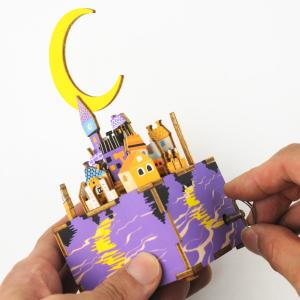 【DIY木製パズルキットオルゴール】 ムーンドリームの詳細画像5