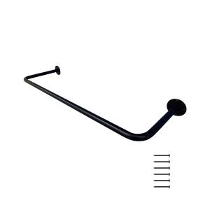 アイアンバー 物干し 1600mm スクエア 天井 ハンガーバー ハンガー