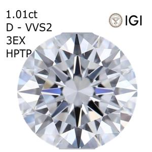 特価 1.00ct Dカラー VVS2 IDEAL ラボグロウンダイヤモンド LAB GROWN