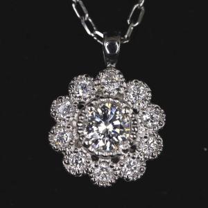 天然ダイヤモンド 0.08ct ラウンドブリリアントカット プラチナ