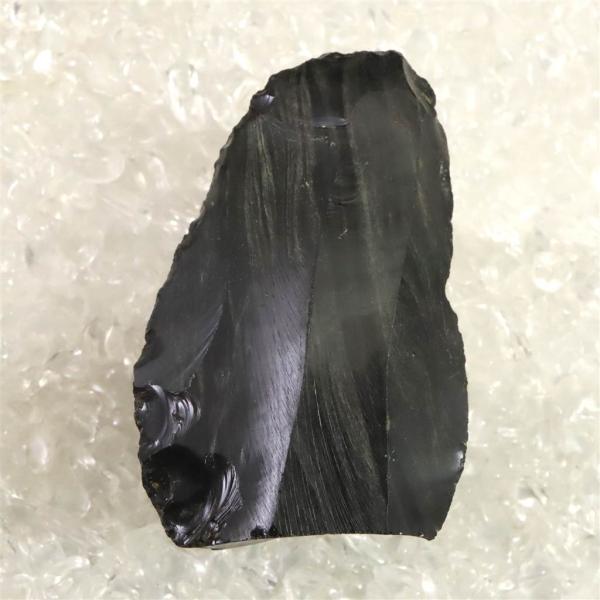 黒曜石 打製石器  53mm  後期旧石器時代 東北・北海道地域 22.2g 【榎本通商15265】