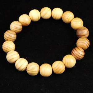 GOLD STONE 高野山 六木（りくぼく）ブレスレット 9mm 木箱付き 世界