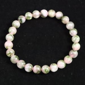 ウォーターメロン トルマリン AA+ 8.5mm玉ブレスレット 20.9g 【榎本