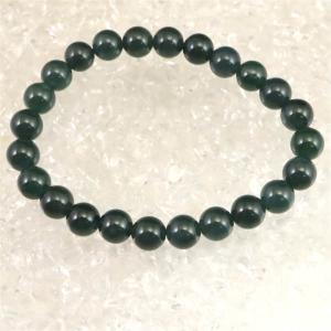 ミャンマー産 本翡翠 ブレスレット 10mm玉 ミャンマー産 翡翠 薄緑 ヒスイ・ホワイト 10mm玉ブレスレット 36.0g