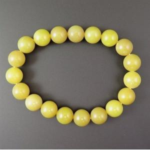 H&E社 ヒーラーライト 12mm玉ブレスレット 証明書付 39.3g 【榎本通商