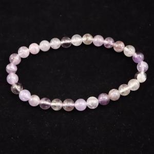 【のぶ】H&E社正規品／保証書付き オーラライト-23 約8㎜ 16.5㎝ H&E社 オーラライト23（AZOZEO) 10mm玉ブレスレット 証明書付 28.9g