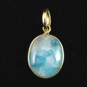 ウォーターメロントルマリン ペンダントトップ K18YG 0.73g 【榎本通商