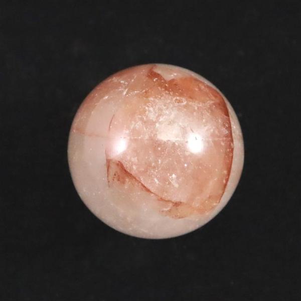 H&amp;E社 ピンクファイアアゼツライト(AZOZEO) 25mmスフィア 証明書付 22.1g 【榎本...