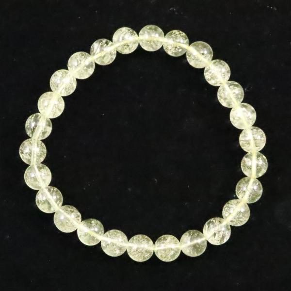 リビアングラス AAA 7mm玉 ブレスレット 11.1g 【榎本通商57956】