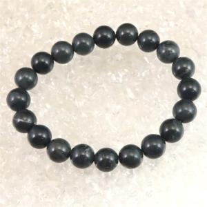 神居古潭石 （カムイ・コタン） ブルー 6mm玉ブレスレット 証明書付