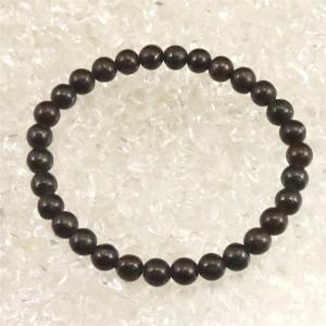 【高品質】コンドライト隕石　ブレスレット　希少　美品 コンドライト隕石 石質隕石 7.5mm玉 ブレスレット 20.5g 【榎本通商