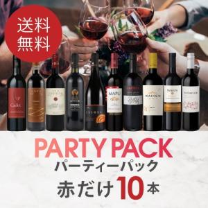 ワイン ワインセット パーティーパック 赤だけ10本 AQ8‐1 [750ml x 10]【送料無料】