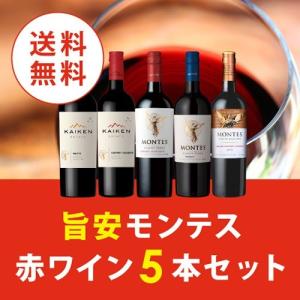 ワイン ワインセット 旨安モンテス赤ワイン5本セット RM10-2 [750ml x 5] 送料無料