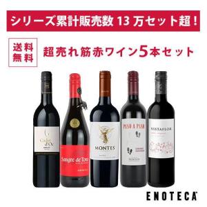 ワイン ワインセット エノテカ 超売れ筋赤ワイン5本セット RC5-1 [750ml x 5] 送料無料 (890510RC17C4）