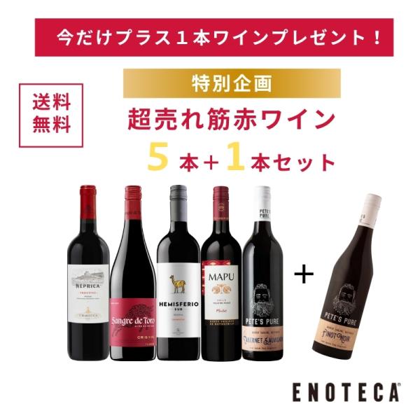 ワイン ワインセット エノテカ 超売れ筋赤ワイン5本セット RQ5-1 [750ml x 6] 送料...