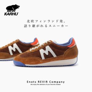 KARHU カルフ スニーカー レディース メンズ メスタリ KH805051 MESTARI  AZTEC / BRIGHT WHITE 茶 白 シューズ 快適 靴 送料無料｜enots-revir