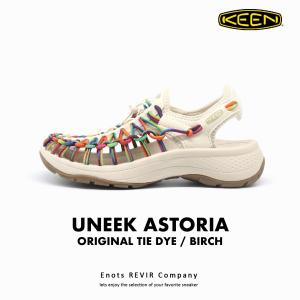 KEEN キーン ユニーク アストリア レディース サンダル 春夏 フェス アウトドア キャンプ UNEEK ASTORIA 1027295 ORIGINAL TIE DYE/BIRCH 送料無料｜enots-revir