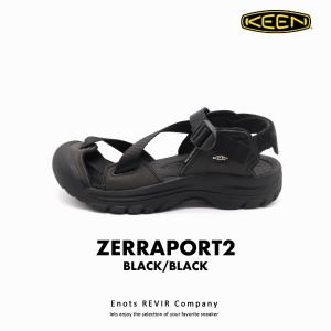 KEEN キーン サンダル ゼラポート2 レディース ZERRAPORT II W 1022500 BLACK ビーチ アウトドア 送料無料｜enots-revir