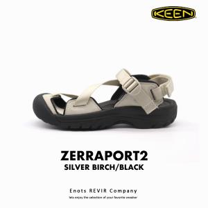 KEEN キーン サンダル ゼラポート2 レディース ZERRAPORT W 1022499 SILVER BIRCH/BLACK ビーチ アウトドア 送料無料｜enots-revir