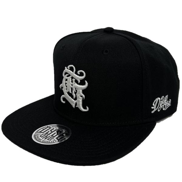 DYSE ONE ダイスワン G ロゴ刺〓 スナップバックキャップ ブラック [並行輸入品]