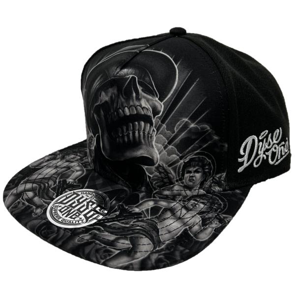 DYSE ONE ダイスワン GUARDIAN フロントデザイン スナップバックキャップ ブラック ...