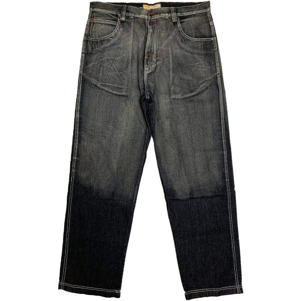 [並行輸入品] PJ MARK ピージェイマーク ウォッシュタイプ デニムパンツ (ブラック)