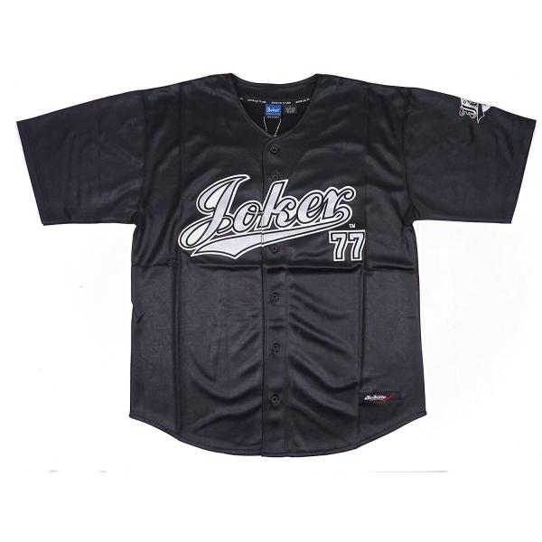 [並行輸入品] JOKER77 ジョーカー77 半袖 ベースボール (ブラック) シャツ