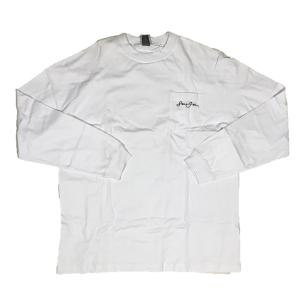[並行輸入品] SEAN JOHN ショーンジョン ワンポイント 長袖 Tシャツ (ホワイト)