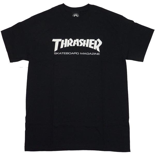 THRASHER ベーシックロゴ Tシャツ（ブラック）並行輸入品 スラッシャー