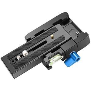 Neewer プロアルミニウム合金製のクイックシュープレートアダプター 1/4インチと3/8インチのネジを搭載 DSLRカメラ 三脚 一脚に適用 Ma