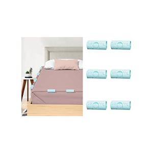 ALLMIRA 布団クリップ 6枚セット 袋止めクリップ 布団固定器 布団固定用 軽量でコンパクト 滑り止め 取り付けが簡単です 布団の中身のズレ落ち