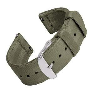 Archer Watch Straps  シートベルト ナイロン クイックリリース腕時計バンド   マルチカラー 18mm 20mm