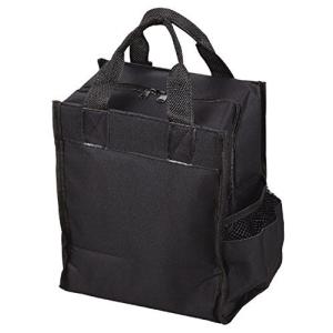 パール金属 ランチジャー ボトル用バッグ ブラック 22.5×15×26.5cm オクタス HB-3899