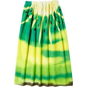 丸眞 80cm丈 巻きタオル フルーツ柄 80×120cm キウイドレス 綿100% 0115077900