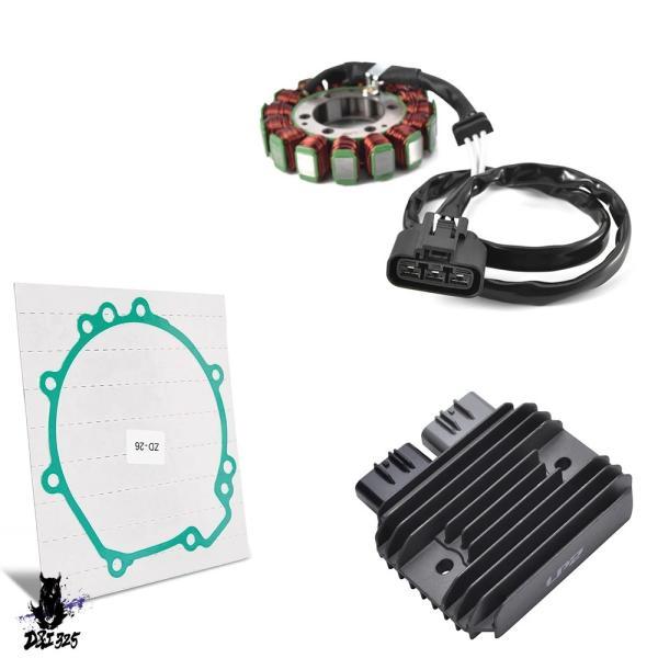 互換品  整流器レギュレーターステーターコイルガスケットキット Kawasaki Ninja ZX1...