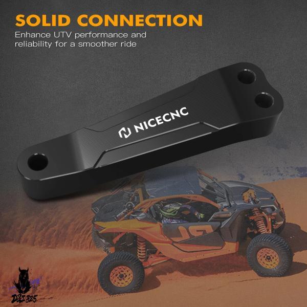 互換品 Can-Am Maverick X3 2017-2023 用 アルミ製ギアボックスブラケット...