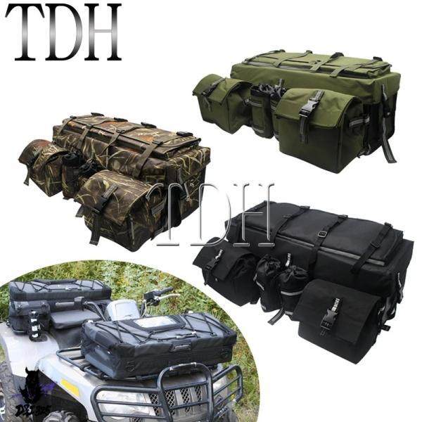 互換品  Atvクワッドラックバッグオックスフォードラゲッジストレージバッグ偏ライト リアカーゴバッ...