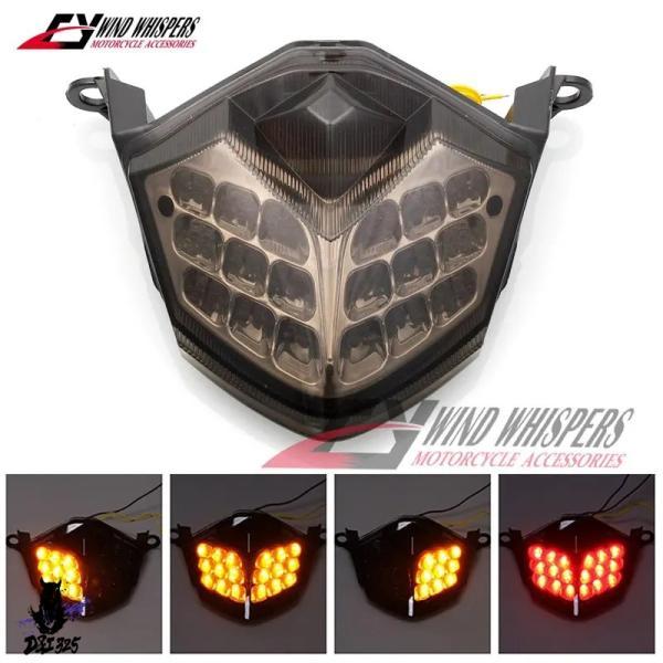 互換品  Ledバイク バイク テールライト カワサキZX-6R zx6r zx636 09-12 ...