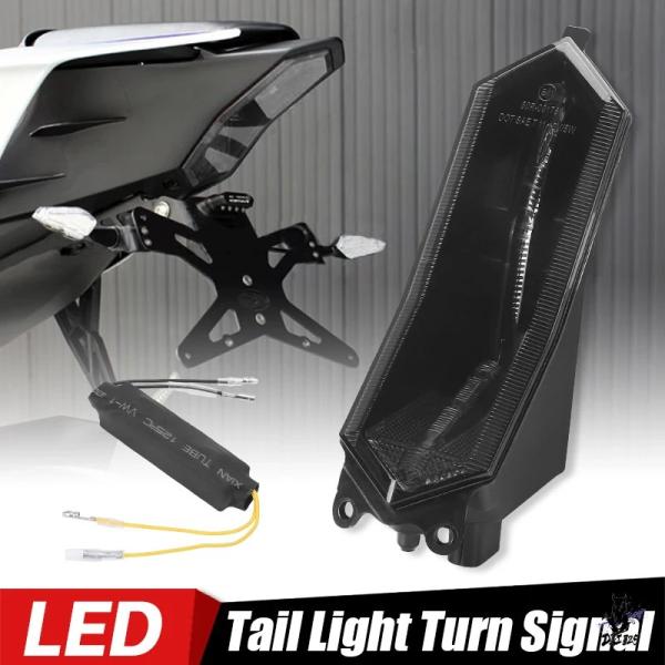 互換品 Yamaha YZF R1/R1S/R1M/R6 用 12V LED テールライト スモーク...