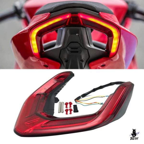 互換品 ドゥカティ パニガーレ V2/V4/V4R/V4S 用 統合LEDテールライト 2018-2...