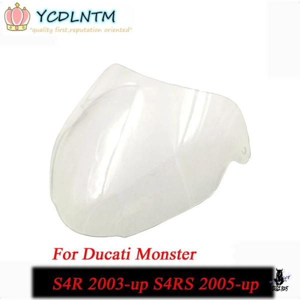 互換品 Ducati Monster S4R/S4RS 2003-2005 用 フロントガラス付きウ...