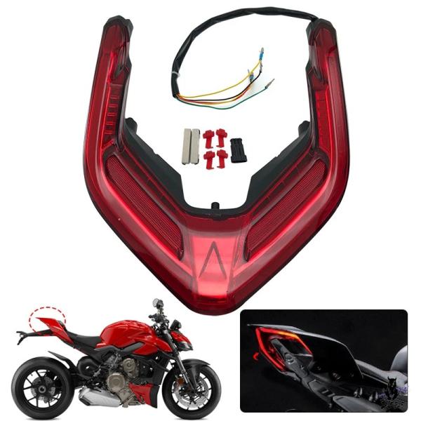互換品 ドゥカティ パニガーレ V2/V4/V4S/V4R 用 テールライト シフトインジケーター付...