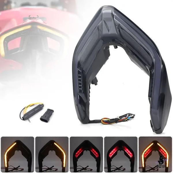 互換品 ドゥカティ パニガーレ V2/V4/V4S/V4R 用 LED テールライト 2018-20...